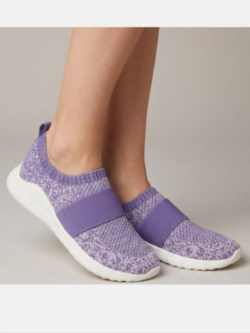 Aetrex Allie Arch Support Sneakers Purple Heather Women's Size 7.5